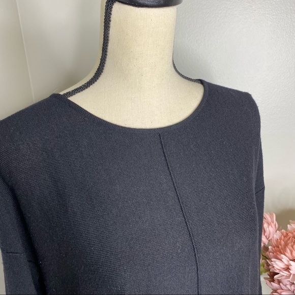 KERISMA Black oversized wool sweater - Picture 2 of 7